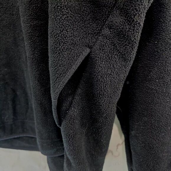 Patagonia Synchilla Mens XXL Black Fleece Pullover Quarter Zip Vintage 90s - Picture 8 of 11